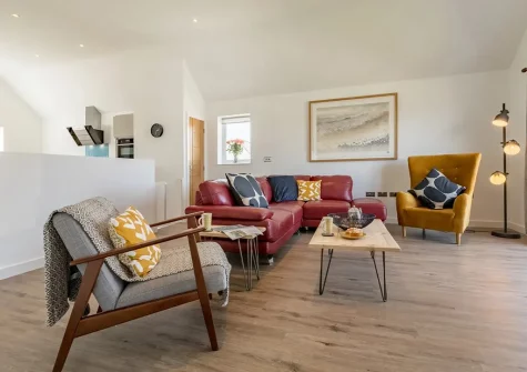 The living area at Mondeville, Westward Ho!