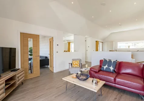 The living area at Mondeville, Westward Ho!