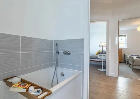 The bathroom at Mondeville, Westward Ho!