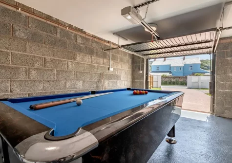The games room at Mondeville, Westward Ho!