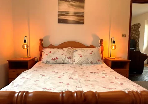 Bedroom #1 at Monks Retreat, Yeomadan