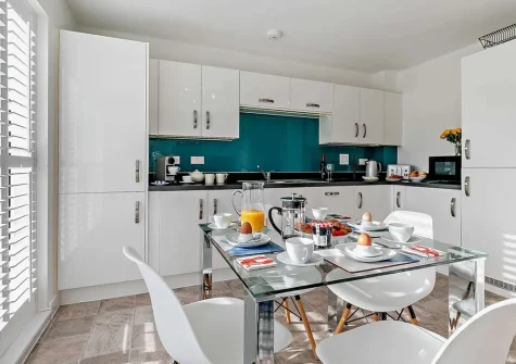 The kitchen at Montauk, Porthpean