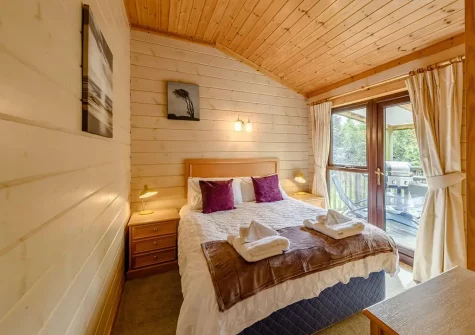 Bedroom #1 at Monterey Lodge, Forest Lakes, Woolfardisworthy