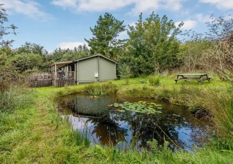 Monterey Lodge is a detached lodge set in a peaceful and idyllic location within a woodland development