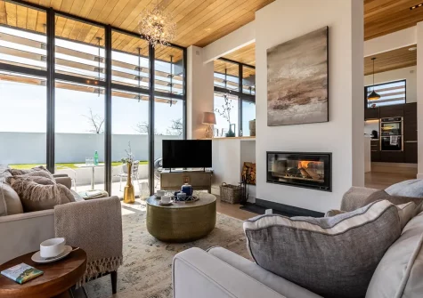 The living area at Monterey, Tehidy