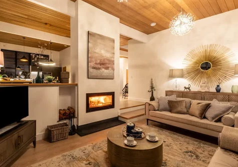 The living area at Monterey, Tehidy