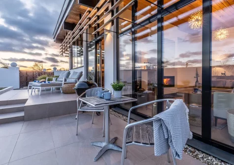 The patio & outdoor sitting area at patio, alfresco dining & outdoor sitting area