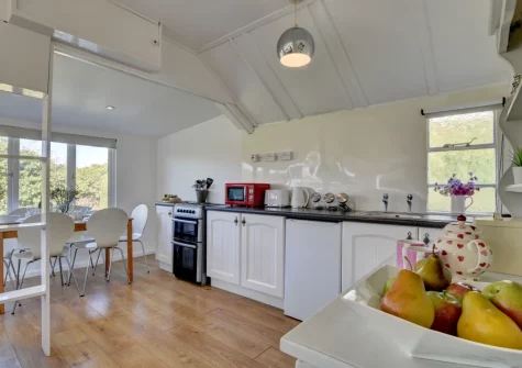 The kitchen at Moonraker, Croyde