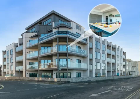 Mordardha, a contemporary & spacious apartment is set in the heart of Newquay overlooking Tolcarne Beach