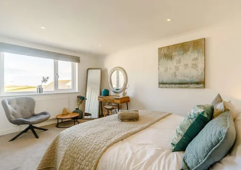 Bedroom #1 at Morethanporth, Newquay