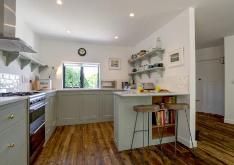 The kitchen at Morlanar, Trevone