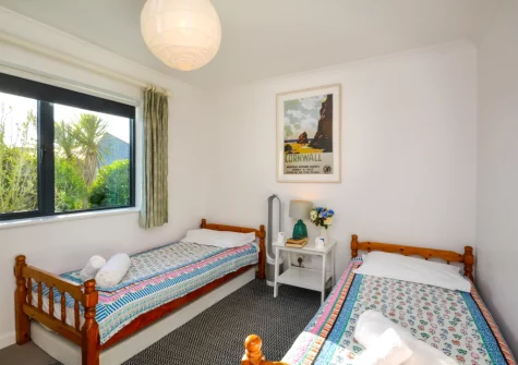 Bedroom #3 at Morlanar, Trevone