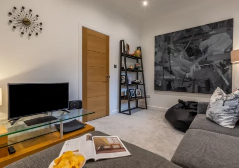 The cosy snug at Morva, Carbis Bay