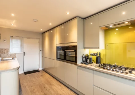 The kitchen at Morva, Carbis Bay