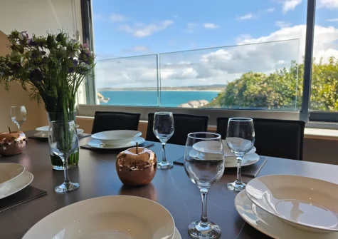 The dining room at Morva, Carbis Bay