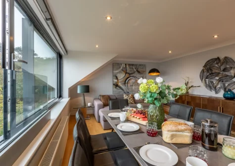 The dining room at Morva, Carbis Bay