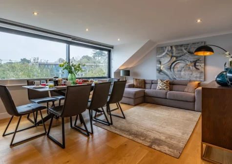 The dining room at Morva, Carbis Bay