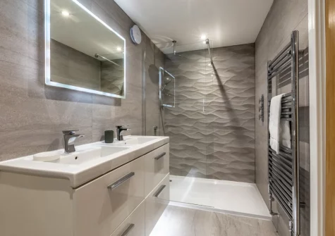 Bedroom #1 en-suite shower room at Morva, Carbis Bay