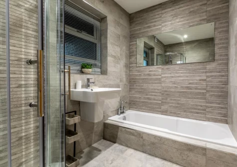 The bathroom at Morva, Carbis Bay