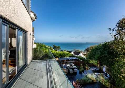 The balcony at Morva, Carbis Bay