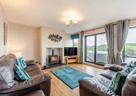 The living room at Mount Rose, Woolacombe