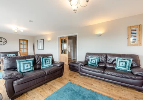 The living room at Mount Rose, Woolacombe