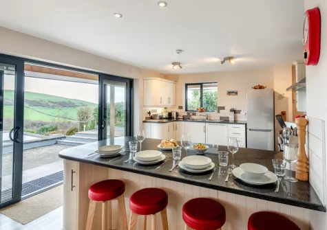 The kitchen at Mount Rose, Woolacombe