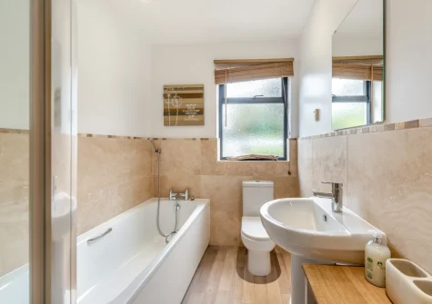 The bathroom at Mount Rose, Woolacombe