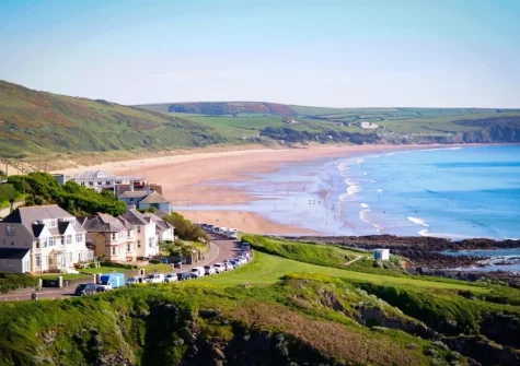 Nearby Woolacombe Beach is one of the best in the UK and has also been recognised as the 13th best beach in the world