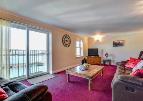 The living area at Mount View, Penzance