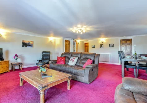 The living area at Mount View, Penzance