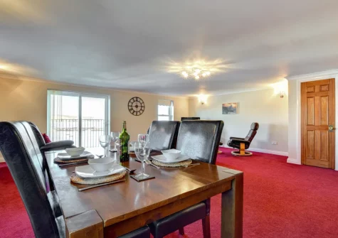 The dining area at Mount View, Penzance
