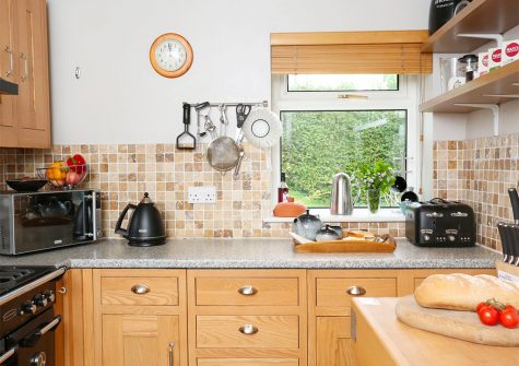 The kitchen at Muddykins Cottage, Muddiford