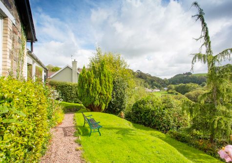 The garden at Muddykins Cottage, Muddiford