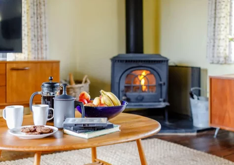 The living area at Mulberry, South Torfrey Farm, Golant