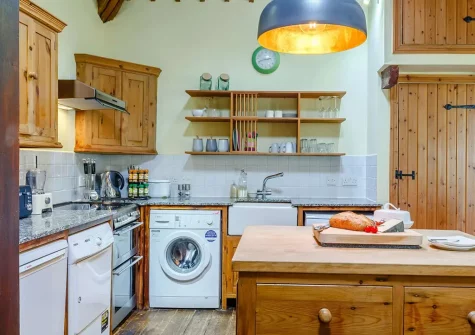 The kitchen at Mulberry, South Torfrey Farm, Golant