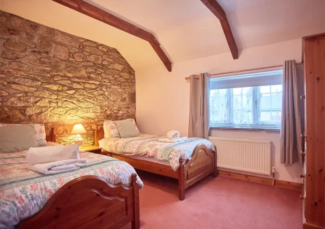 Bedroom #2 at Mum's Cottage, Cheesewring Farm, Minions