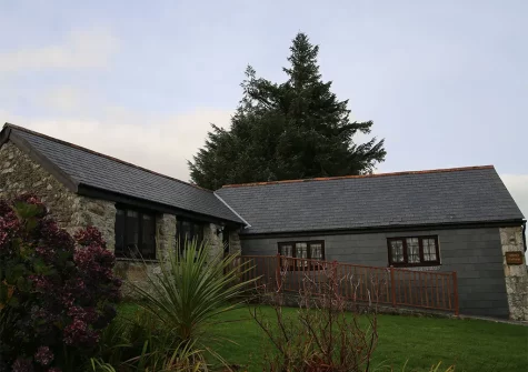 Outside Mum's Cottage, Cheesewring Farm, Minions