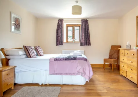 Bedroom #4 at Munnings Barn at Tregurnow Farm, Lamorna