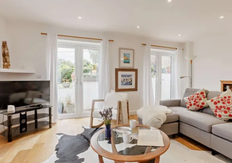 The living room at Mystique Cottage, Bideford