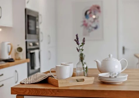 The kitchen at Mystique Cottage, Bideford