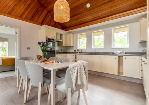 The kitchen & dining area at Nampara 17, St Mellion Estate, St Mellion