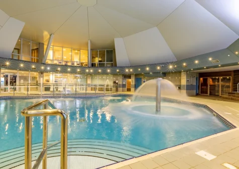 The shared leisure pool at Nampara 17, St Mellion Estate, St Mellion