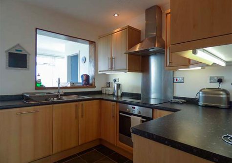 The kitchen at Nans-Tek, Crackington Haven
