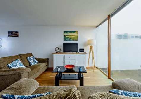 The living area at Nautilus Sea View, Westward Ho!