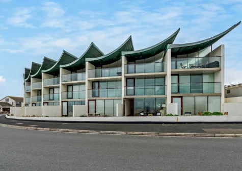 Nautilus Sea View is a contemporary ground floor apartment in unrivalled position on Westward Ho! seafront