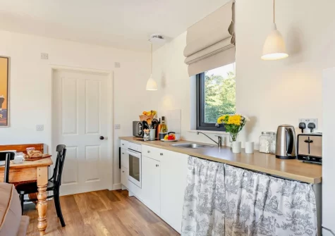 The kitchen at Nelson Lodge, Barnstaple