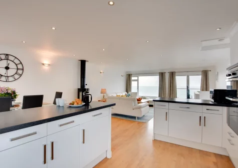 The kitchen at Neptune House, Porthleven
