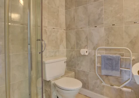 Bedroom #1 en-suite shower room atNethercott Manor, Rose Ash