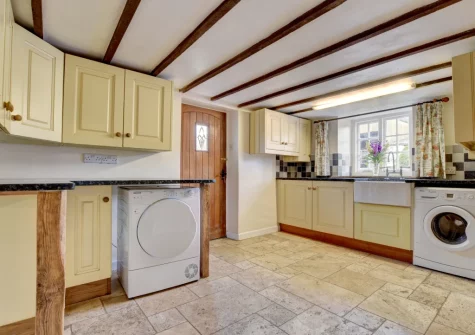The utility room at Nethercott Manor, Rose Ash
